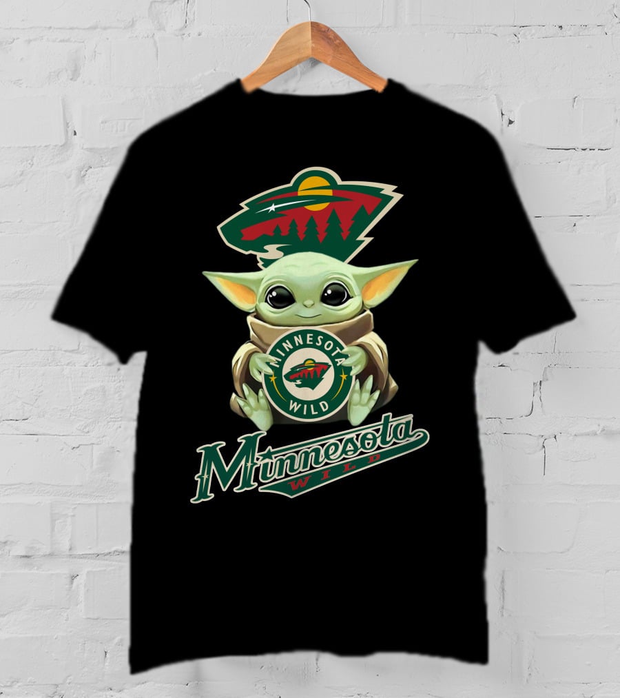 Minnesota Wild Baby Yoda Team T-Shirt