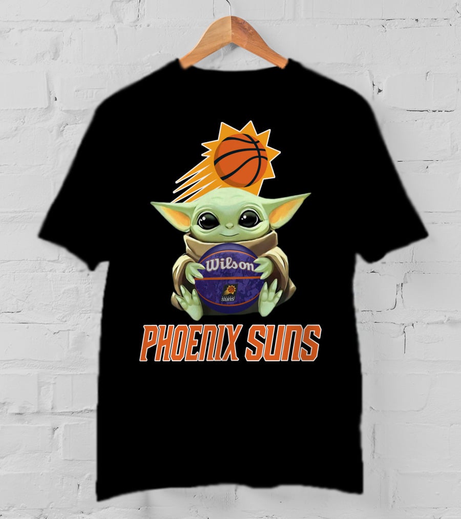 Phoenix Suns Baby Yoda Wilson Basketball T-Shirt