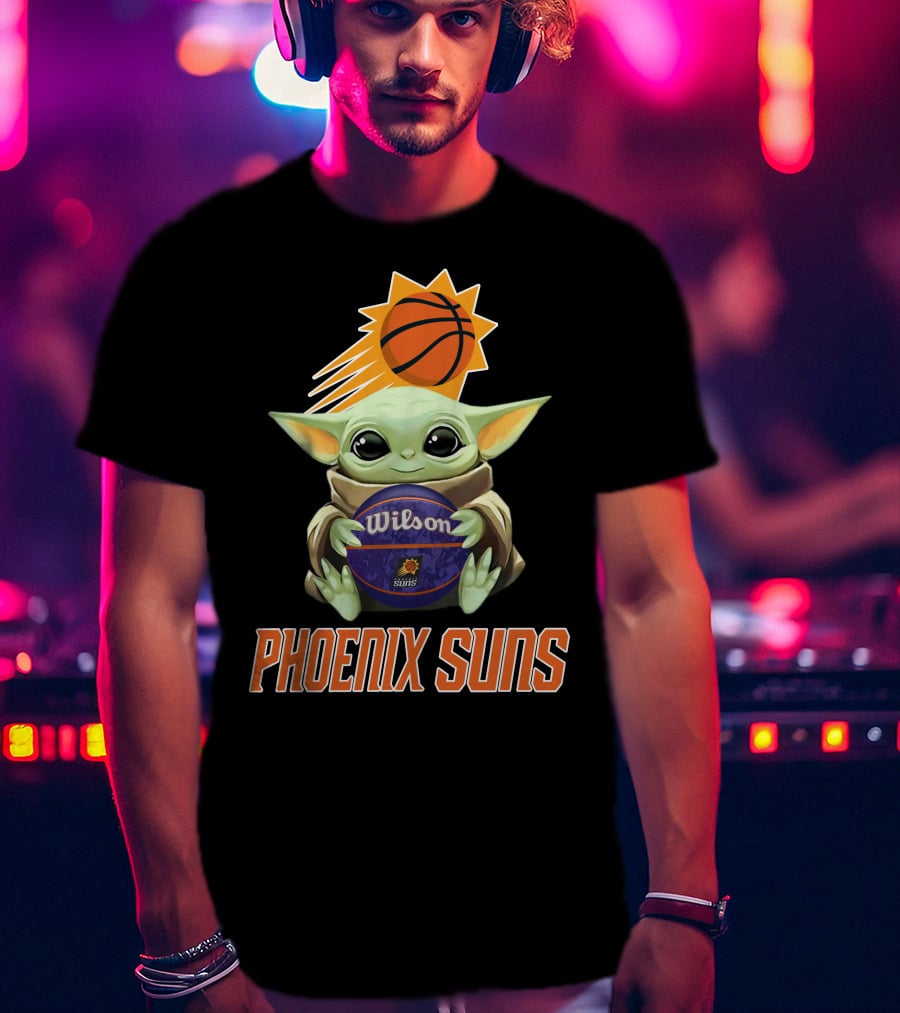 Phoenix Suns Baby Yoda Wilson Basketball T-Shirt