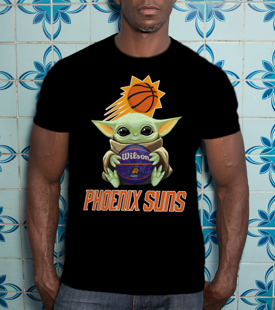 Phoenix Suns Baby Yoda Wilson Basketball T-Shirt