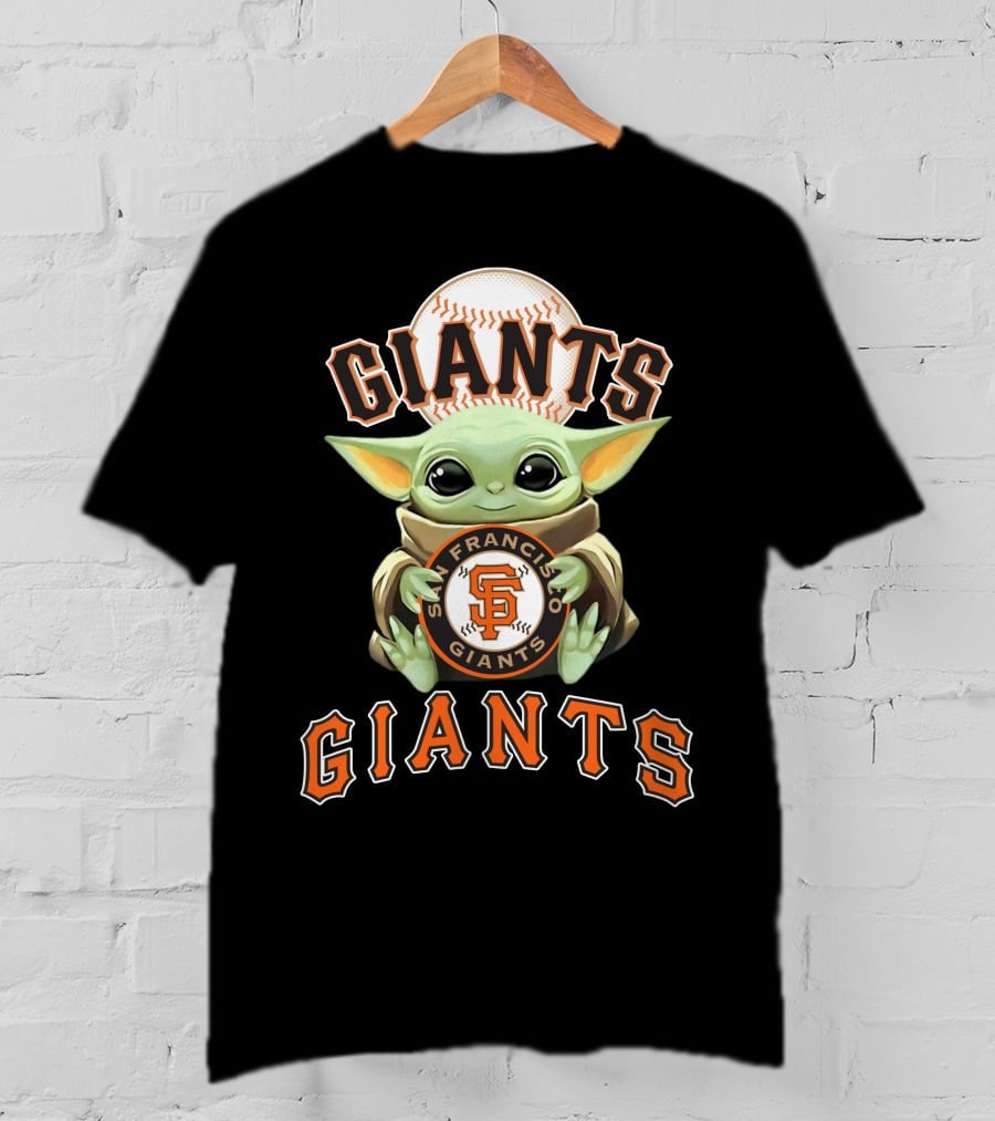 San Francisco Giants Baby Yoda Giants Baseball T-Shirt
