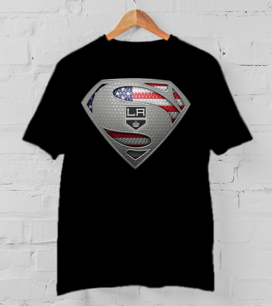 Los Angeles Kings American Superman Shield T-Shirt