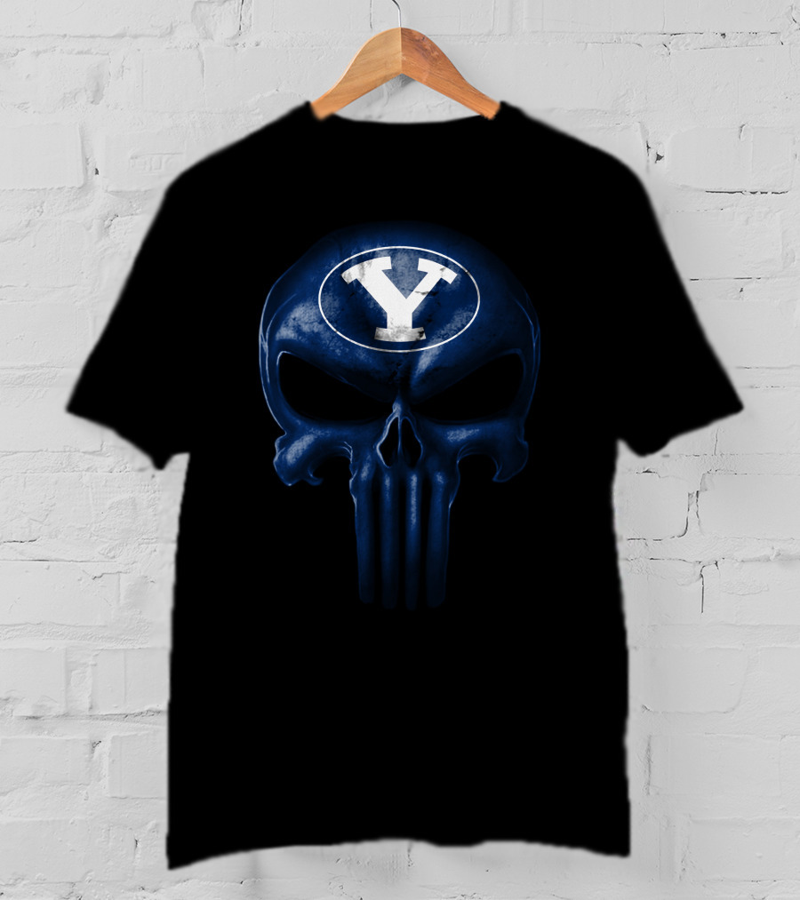 Byu Cougars Skull T-Shirt