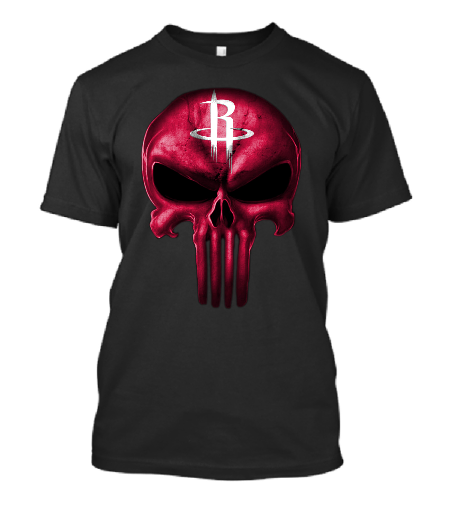 Houston Rockets Skull T-Shirt