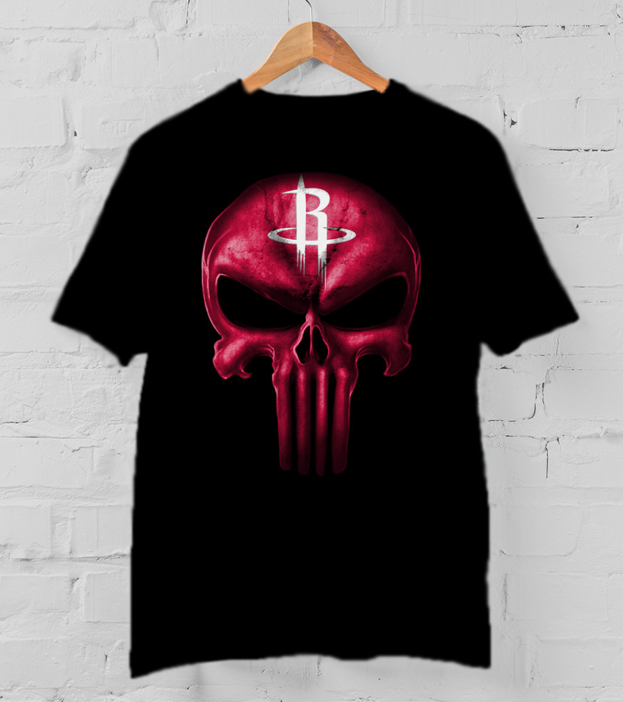 Houston Rockets Skull T-Shirt