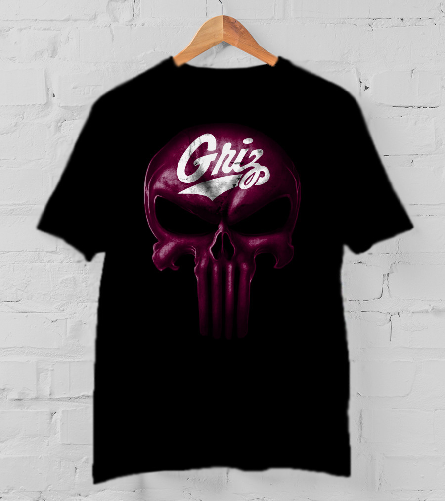 Griz Skull Montana Grizzlies T-Shirt