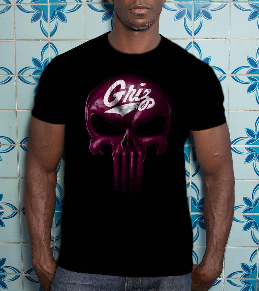Griz Skull Montana Grizzlies T-Shirt