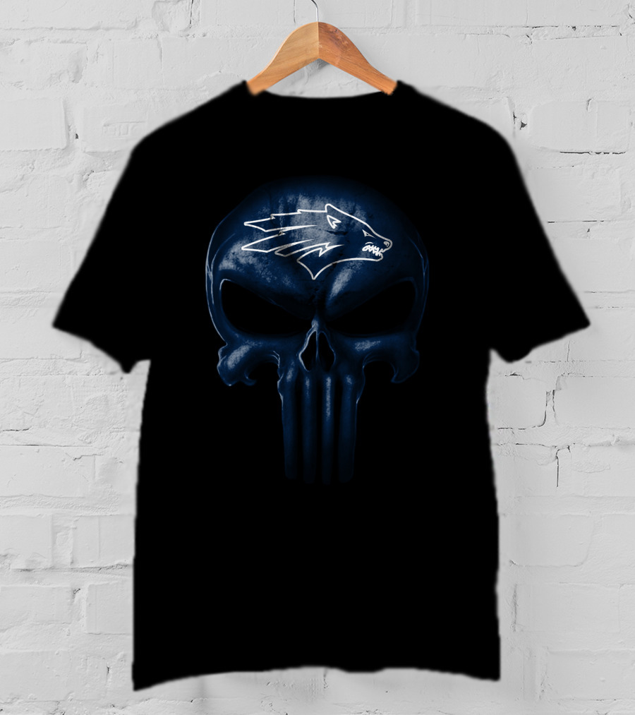 Nevada Wolf Pack Skull Punisher T-Shirt