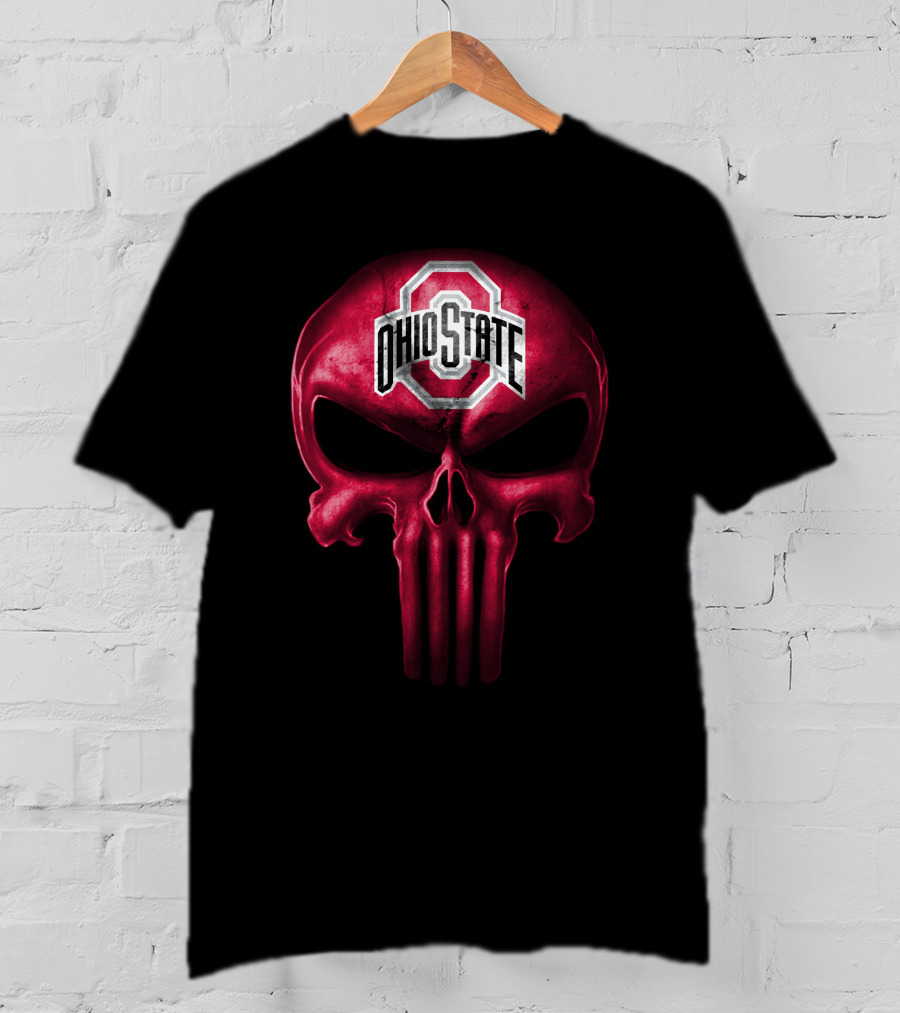 Ohio State Buckeyes Skull T-Shirt