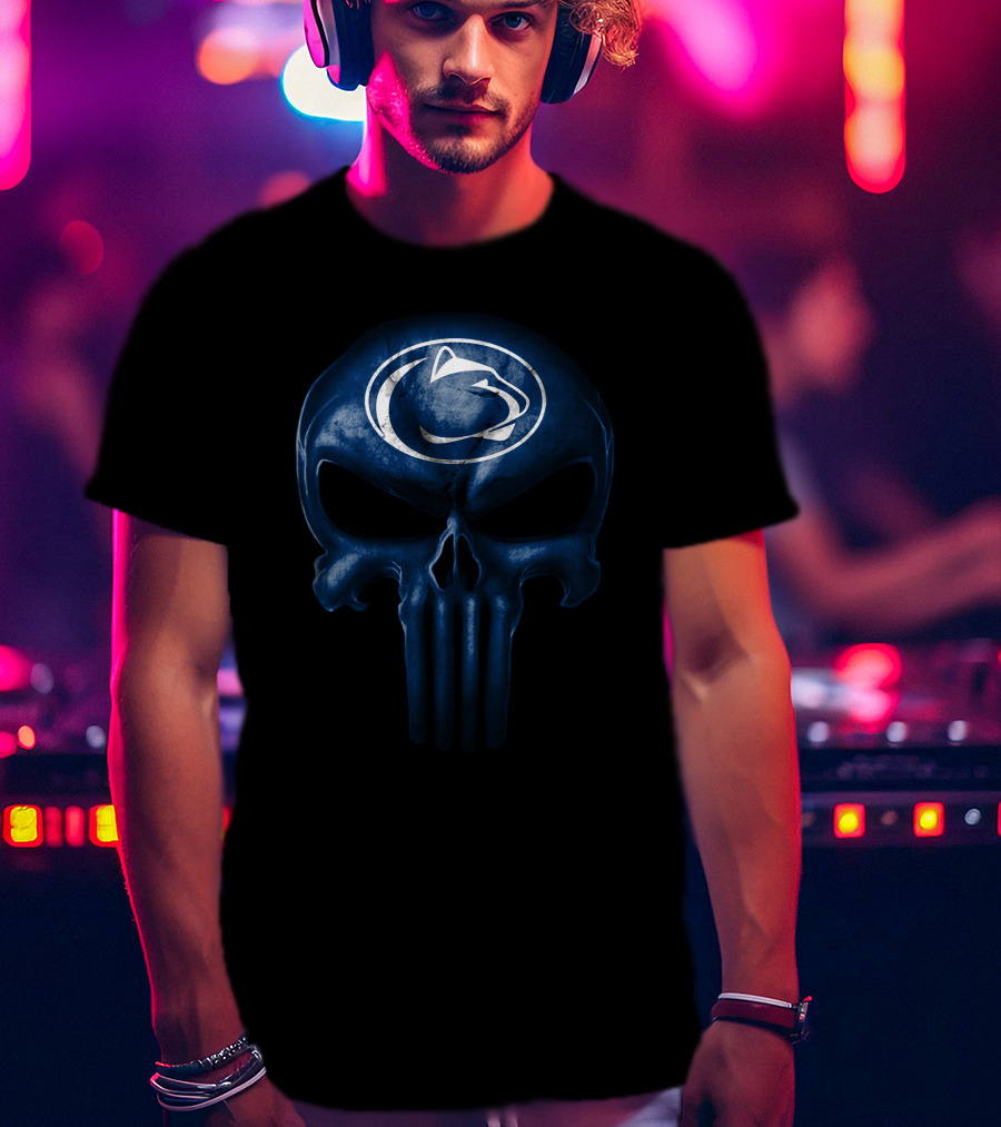 Penn State Nittany Lions Skull Emblem T-Shirt