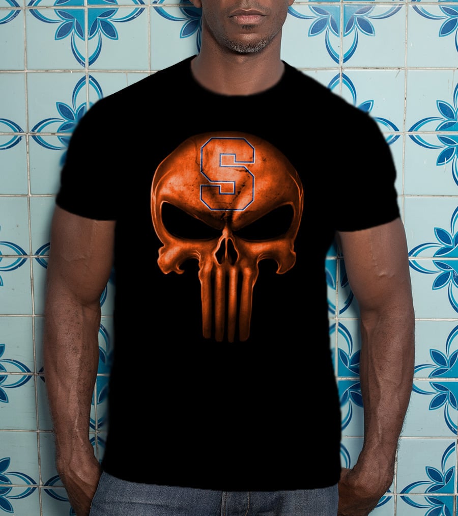 Syracuse Orange Skull Logo S T-Shirt