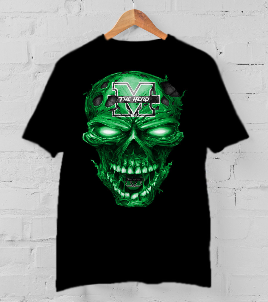 The Herd M Skull Marshall Thundering Herd T-Shirt