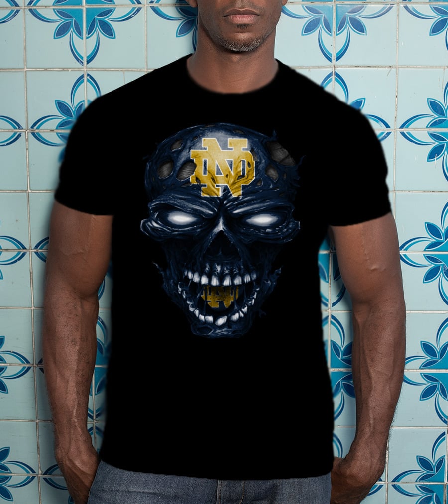 Notre Dame Fighting Irish Nd Skull T-Shirt
