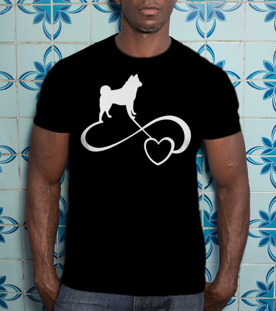 Akita Dog Lover Infinite Heart Breed Endless Love T-Shirt