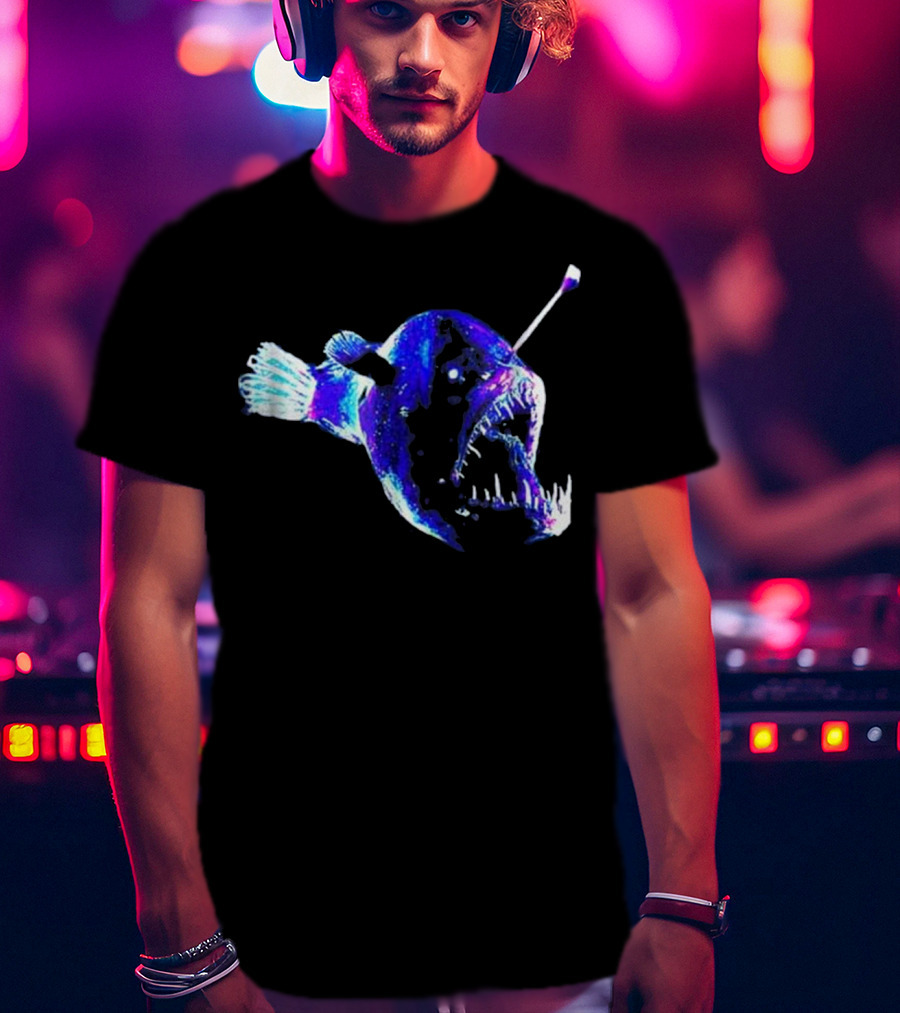 Angler Fish Night Glow Deep Sea Creature T-Shirt