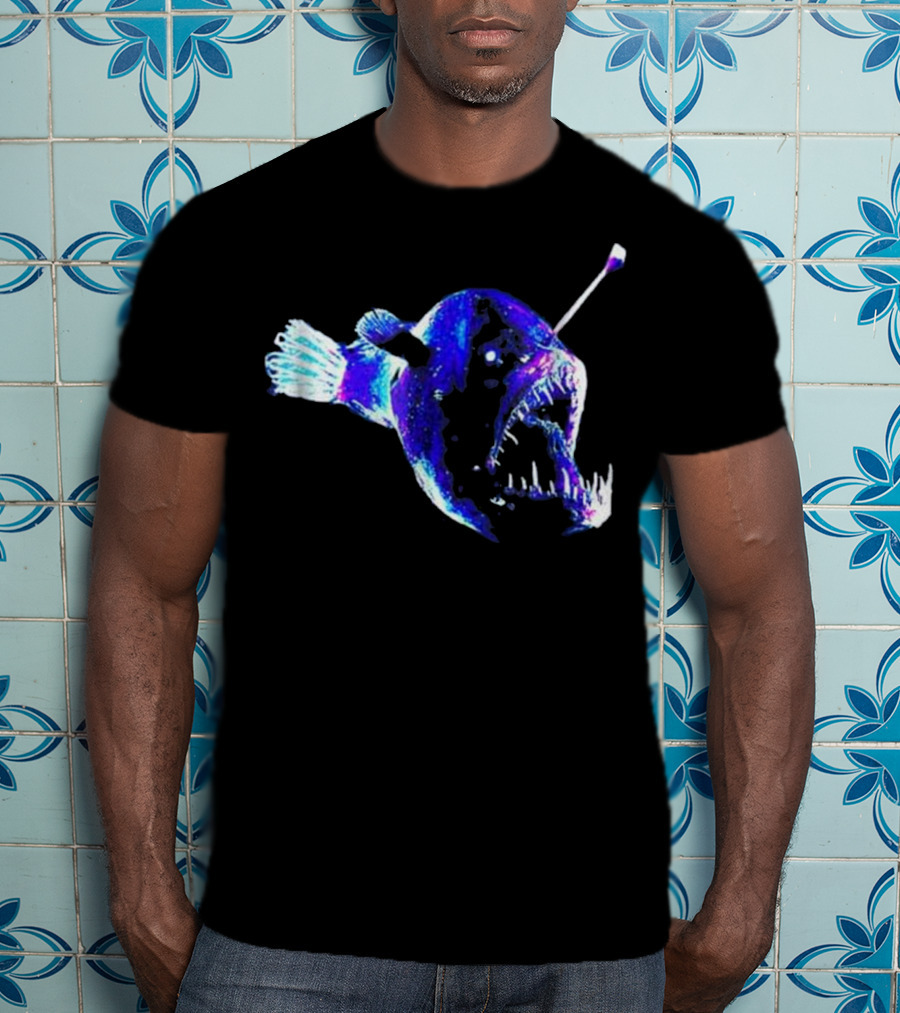 Angler Fish Night Glow Deep Sea Creature T-Shirt