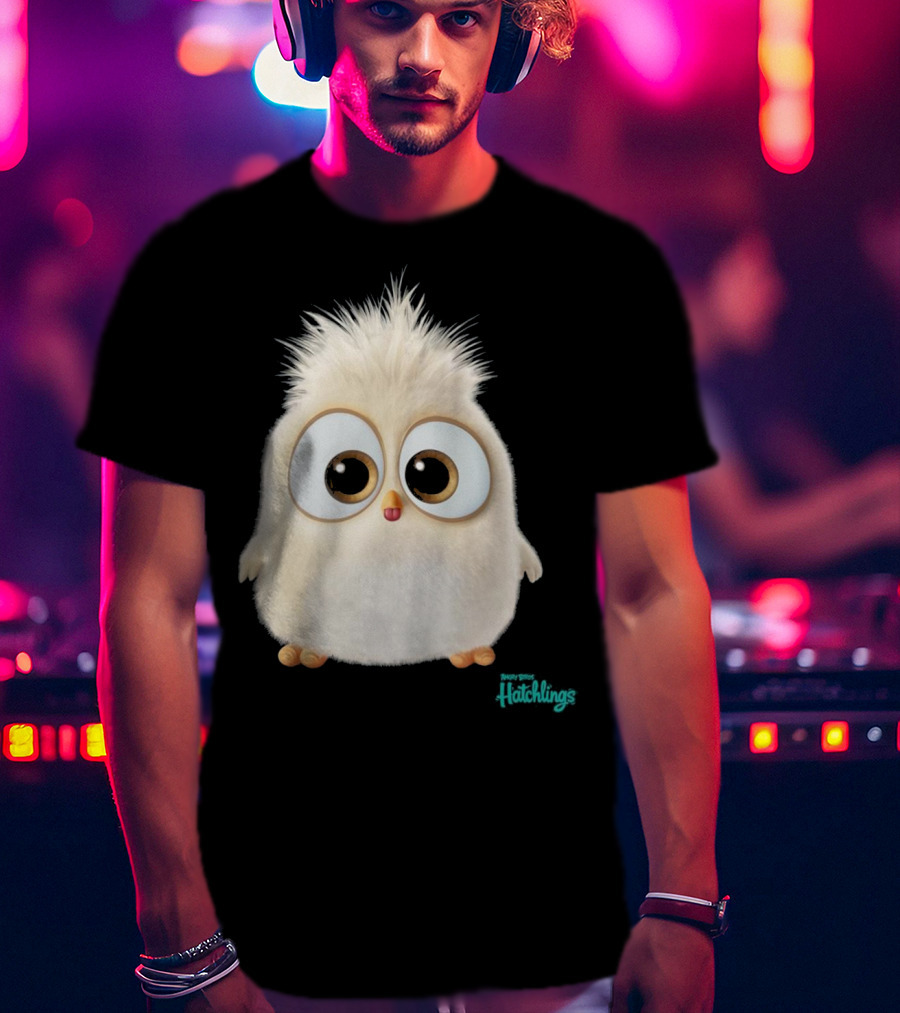 Angry Birds Hatchlings Cute Fuzzy Character T-Shirt