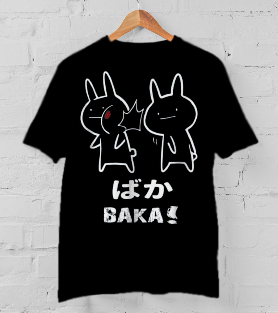 Baka Japanese Anime Rabbit Slap Manga Duo T-Shirt