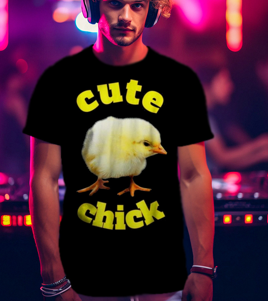 Cute Chick Fluffy Baby Chicken T-Shirt