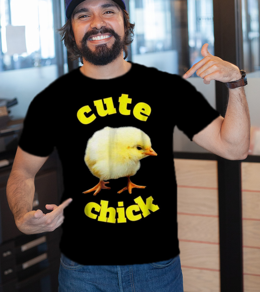 Cute Chick Fluffy Baby Chicken T-Shirt