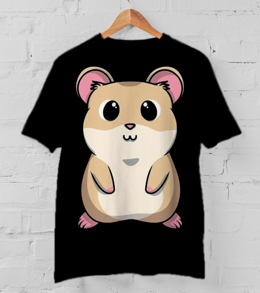 Baby Hamster Cute And Cuddly Rodent Pet Anim Kawaii T-Shirt