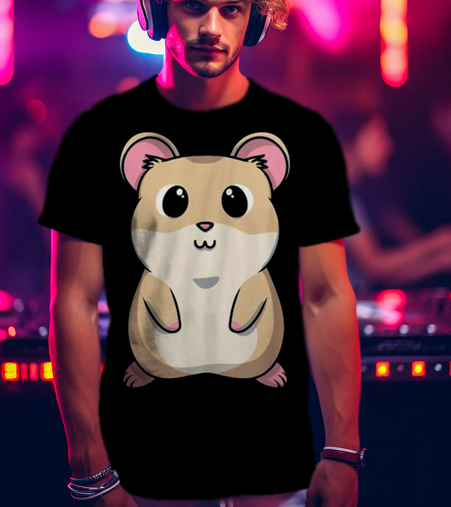 Baby Hamster Cute And Cuddly Rodent Pet Anim Kawaii T-Shirt