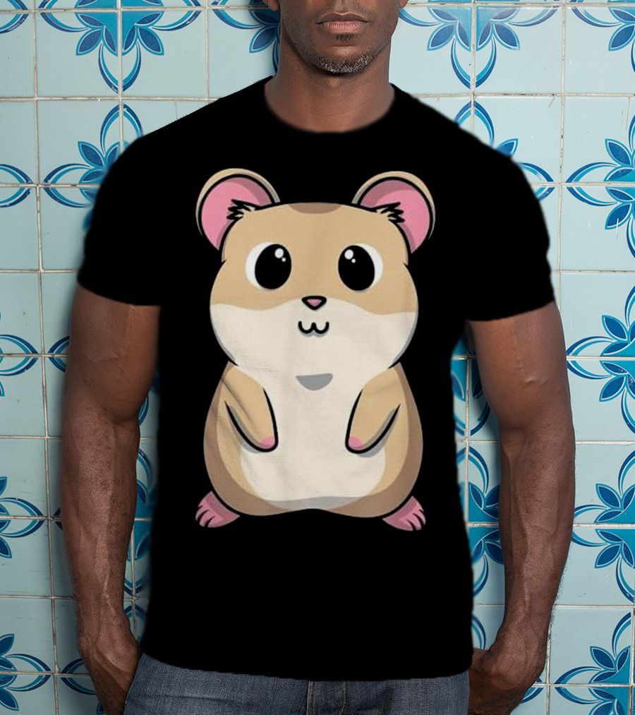 Baby Hamster Cute And Cuddly Rodent Pet Anim Kawaii T-Shirt