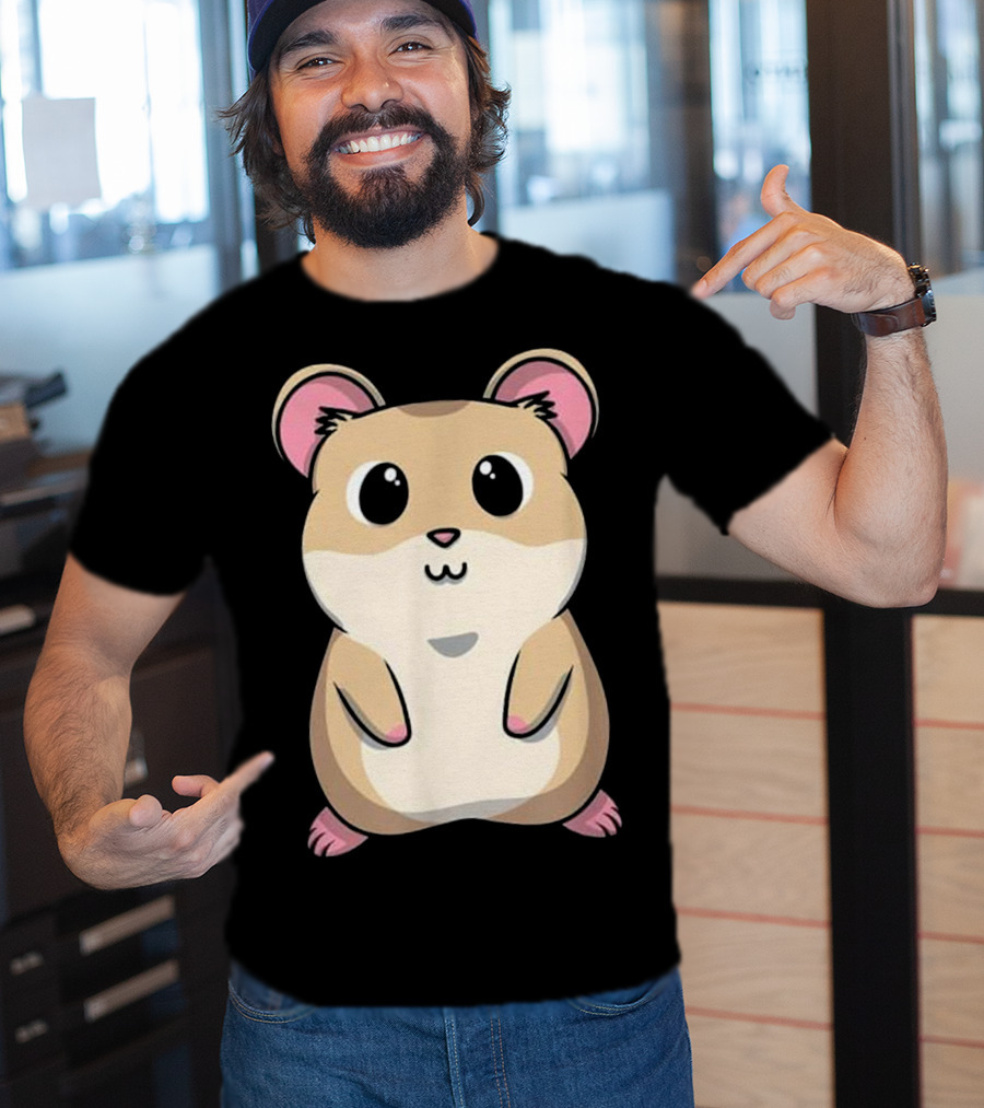 Baby Hamster Cute And Cuddly Rodent Pet Anim Kawaii T-Shirt