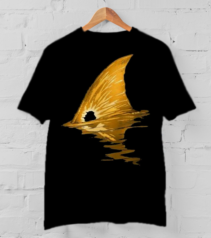 BACK PRINT Tailing Redfish Red Drum Fin T-Shirt
