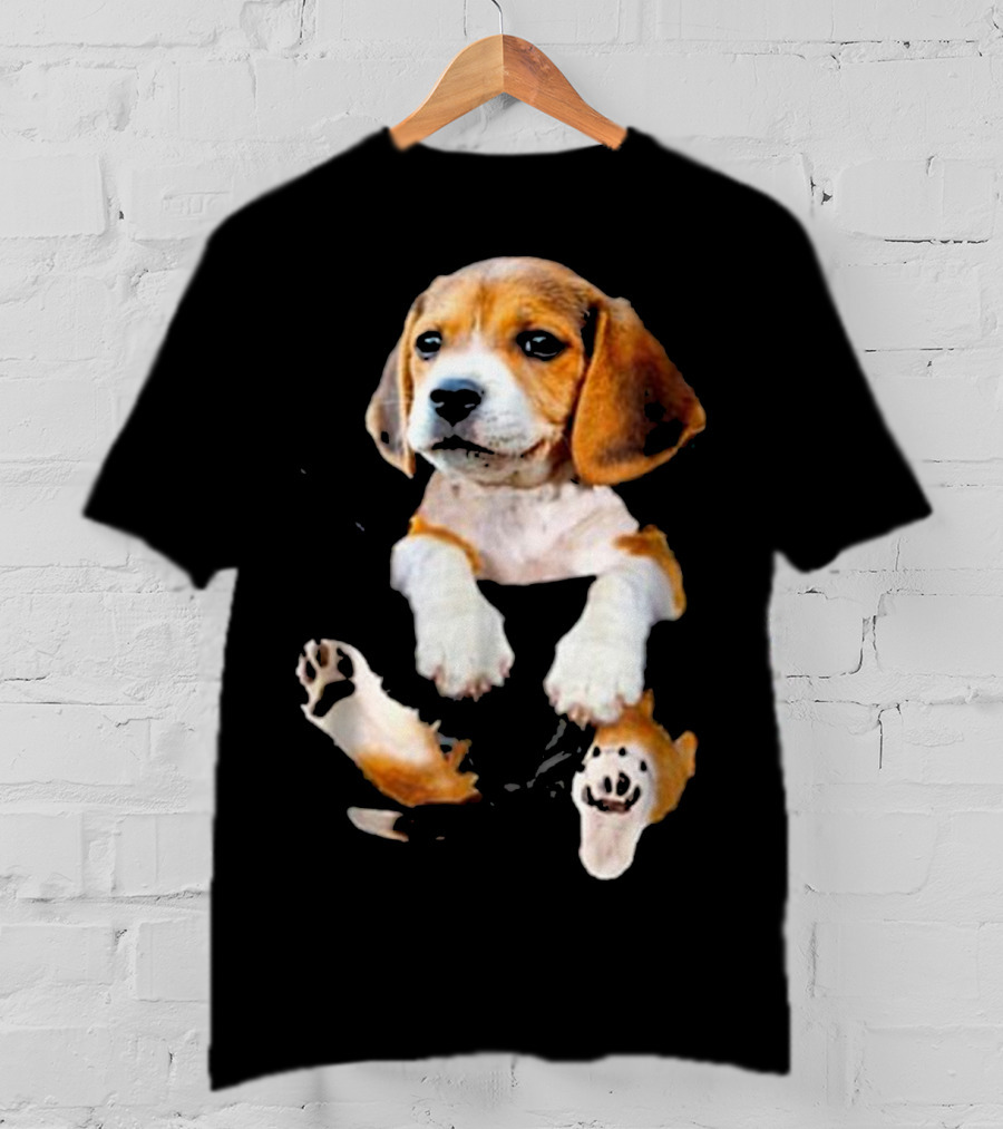 Beagle In Big Pocket T-Shirt