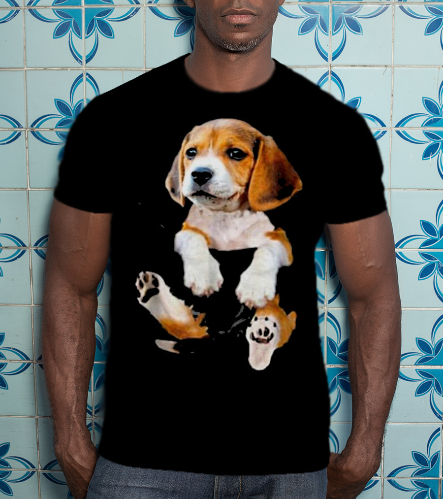 Beagle In Big Pocket T-Shirt