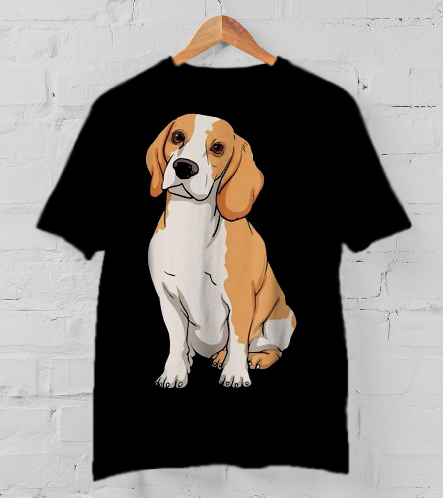 Beagle Funny For Cute Dog Lovers Cartoon T-Shirt