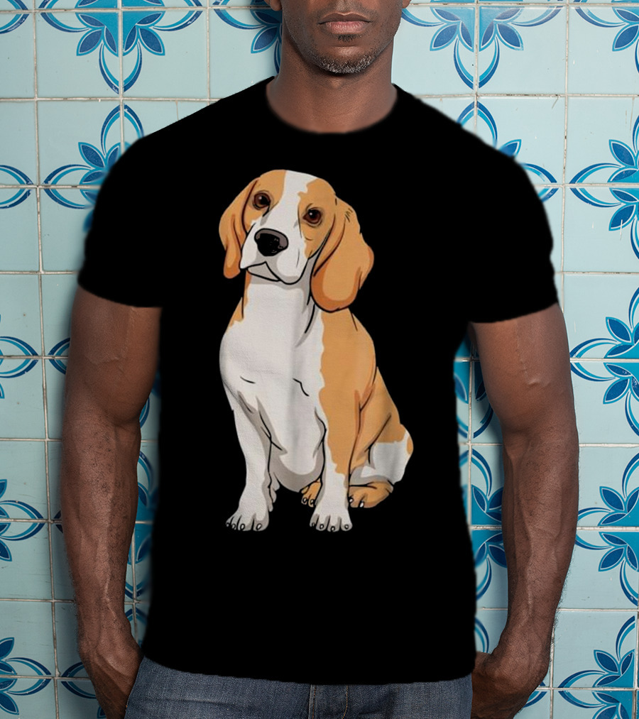 Beagle Funny For Cute Dog Lovers Cartoon T-Shirt