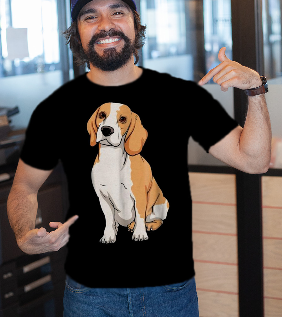 Beagle Funny For Cute Dog Lovers Cartoon T-Shirt