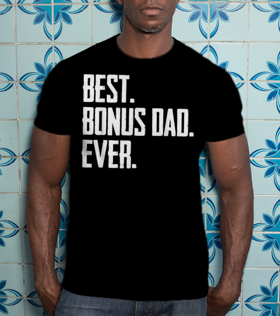 Best Bonus Dad Ever Funny Electrician T-Shirt