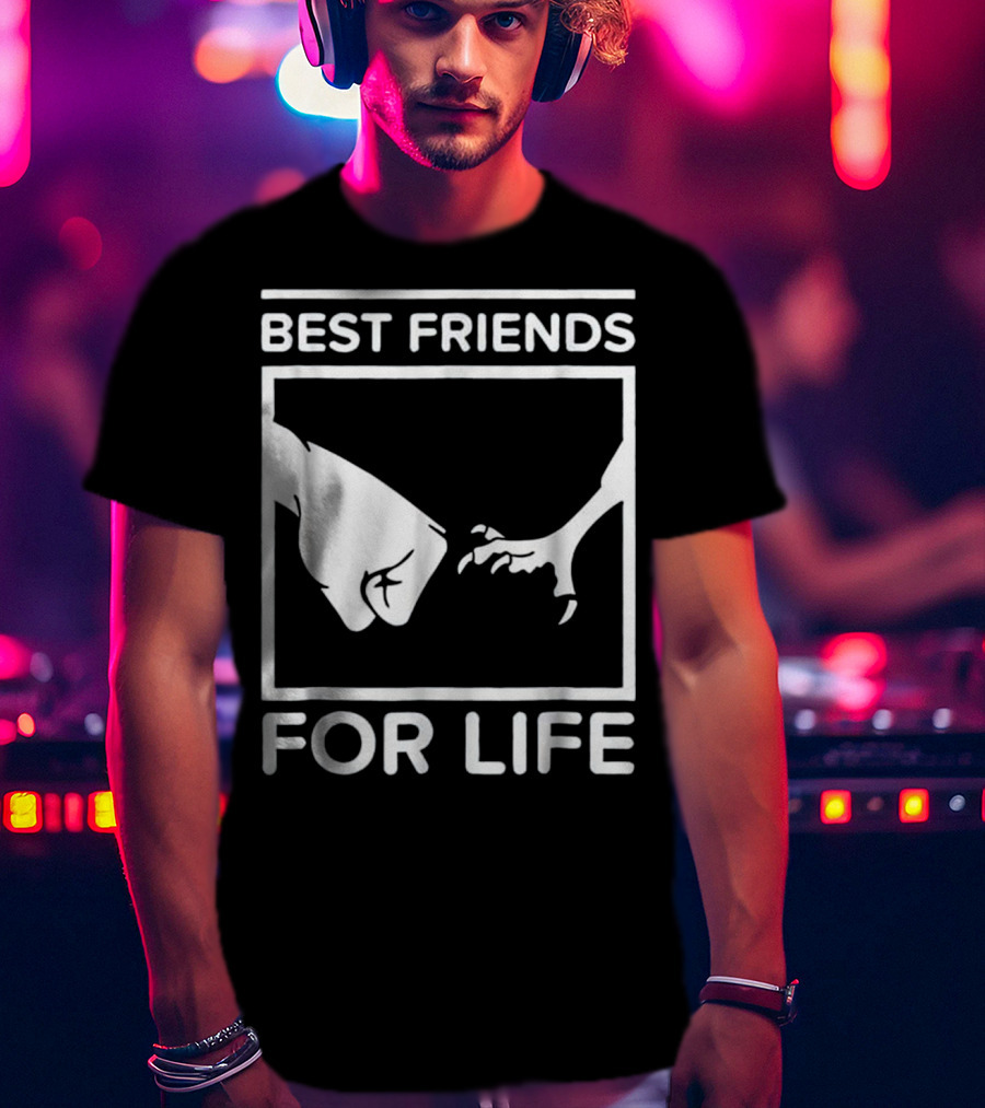 Best Friends For Life Bird Fist Bump T-Shirt