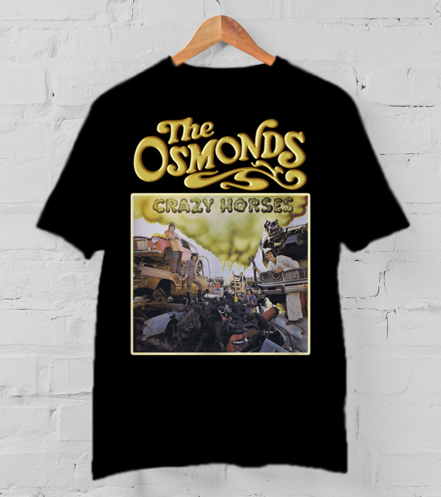 The Osmonds Crazy Horses Album Cover T-Shirt