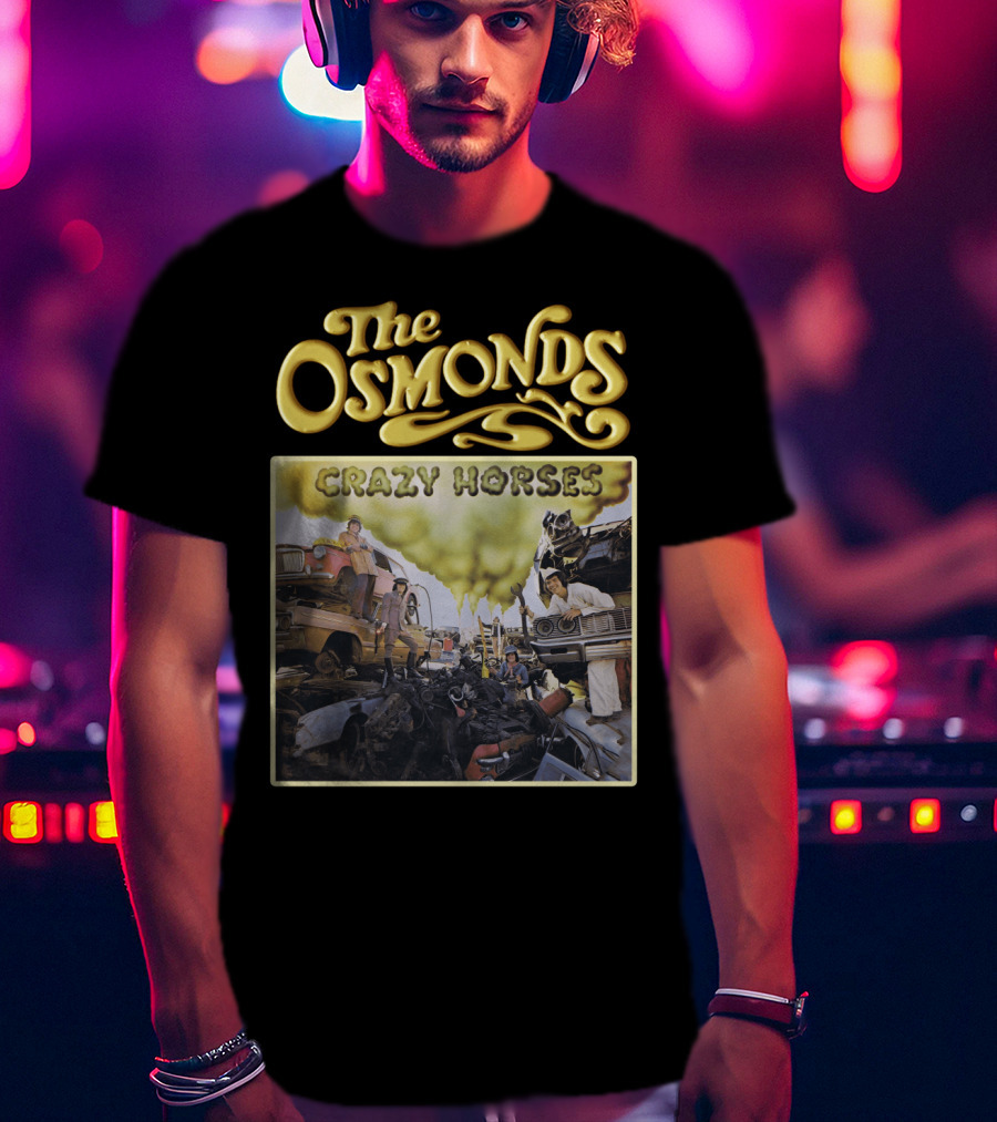 The Osmonds Crazy Horses Album Cover T-Shirt