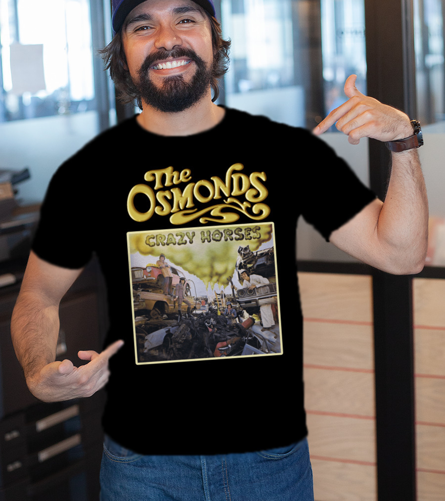 The Osmonds Crazy Horses Album Cover T-Shirt