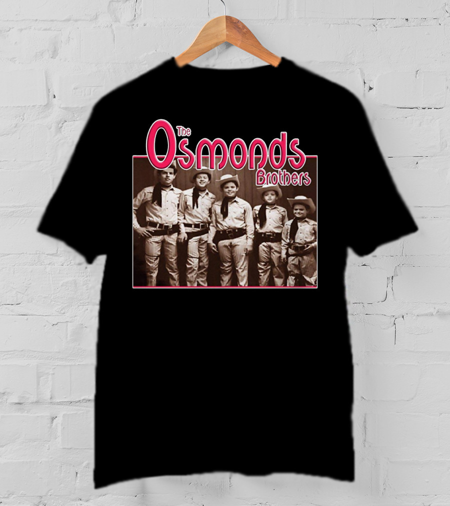 The Osmonds Brothers Vintage Cowboy Outfit Photo T-Shirt