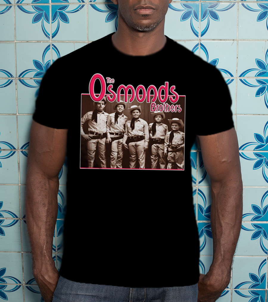 The Osmonds Brothers Vintage Cowboy Outfit Photo T-Shirt
