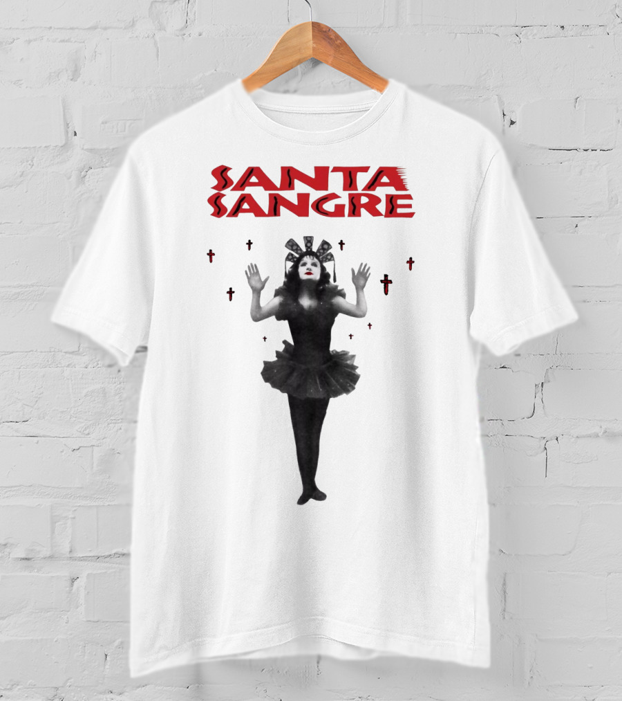 Santa Sangre Gothic Performance With Crosses T-Shirt