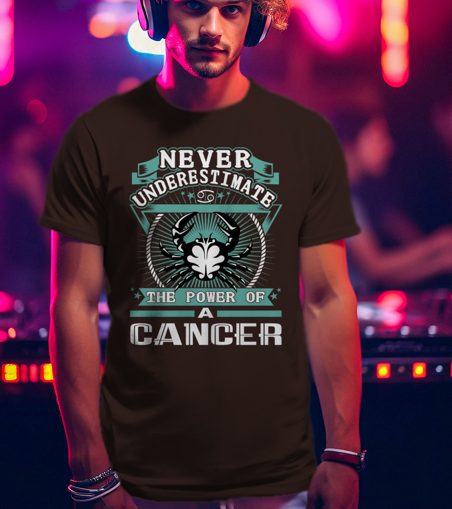 Never Underestimate The Power Of A Cancer T-Shirt