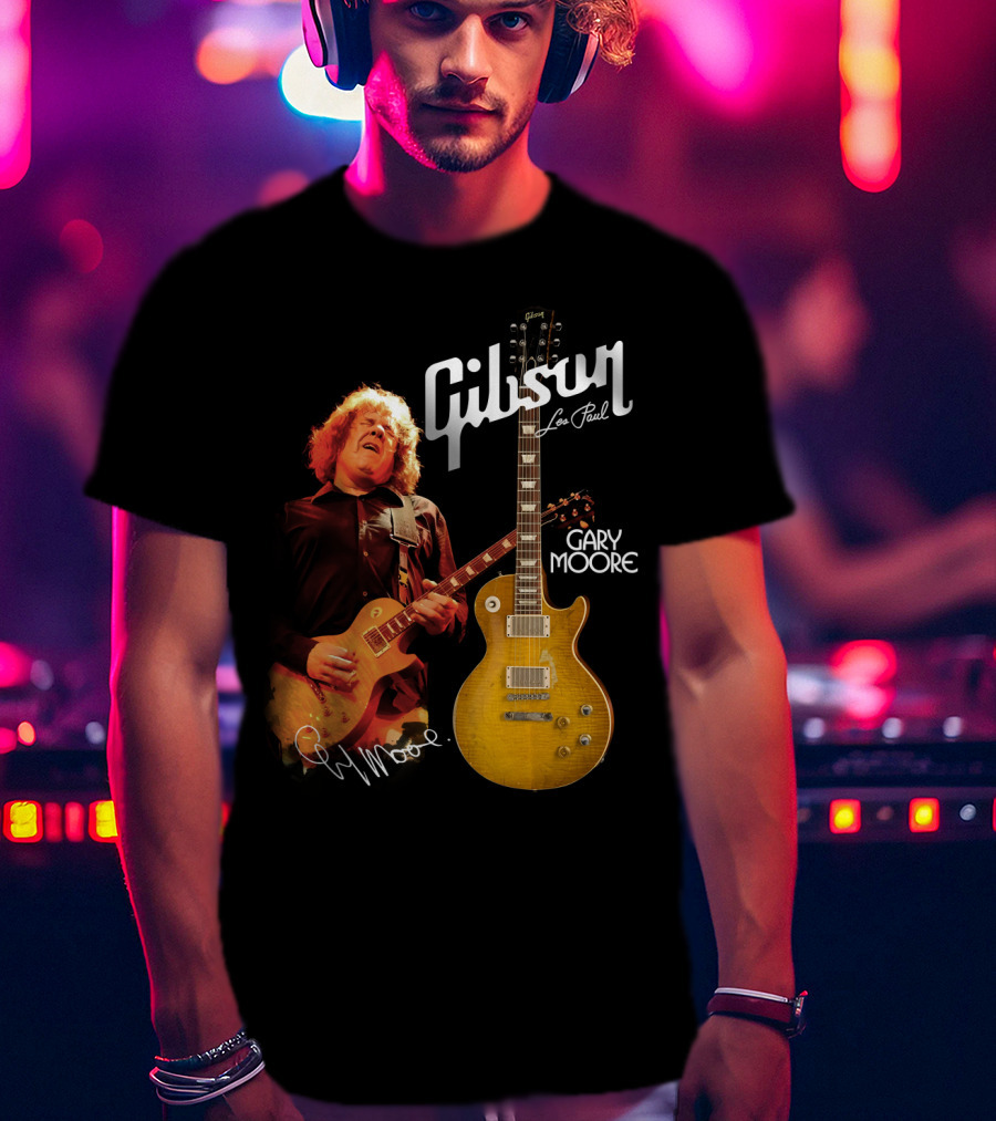 Gary Moore Gibson Les Paul Guitar Signature Series T-Shirt