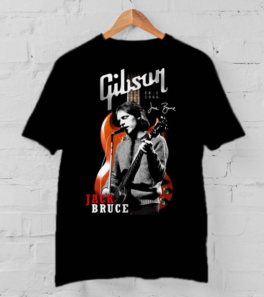 Gibson EB-3 1966 Jack Bruce Signature Bass Iconic Musician T-Shirt