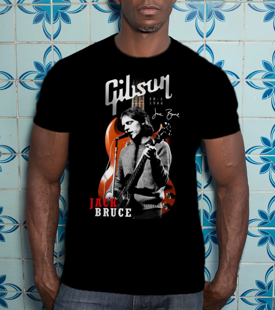 Gibson EB-3 1966 Jack Bruce Signature Bass Iconic Musician T-Shirt