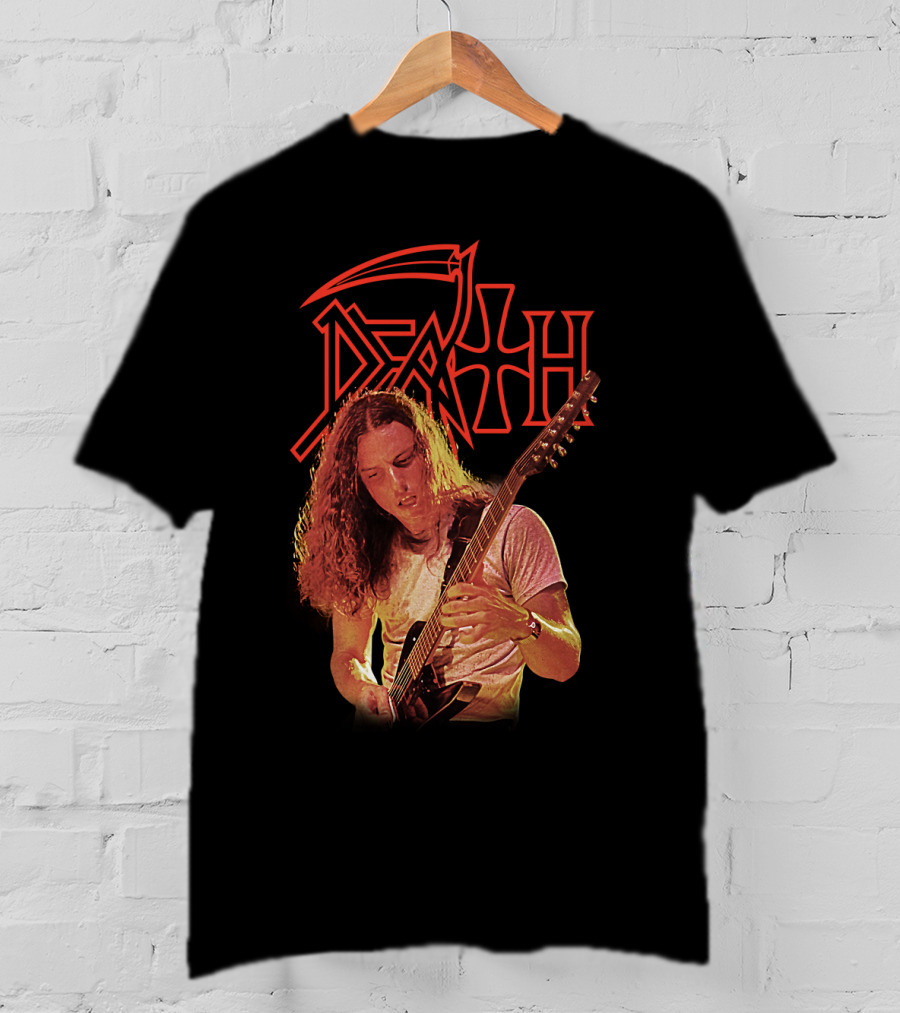 Chuck Schuldiner DEATH Metal Band Iconic Guitarist T-Shirt