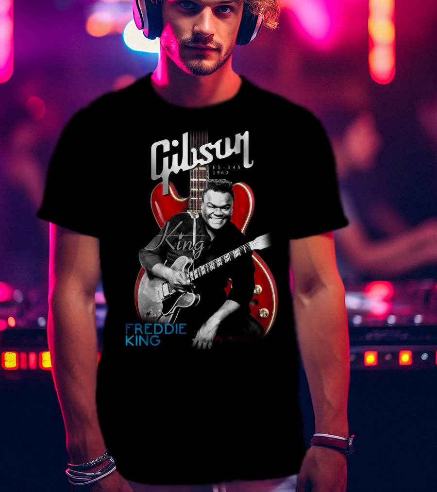 Gibson ES-345 1960 Freddie King Guitar T-Shirt