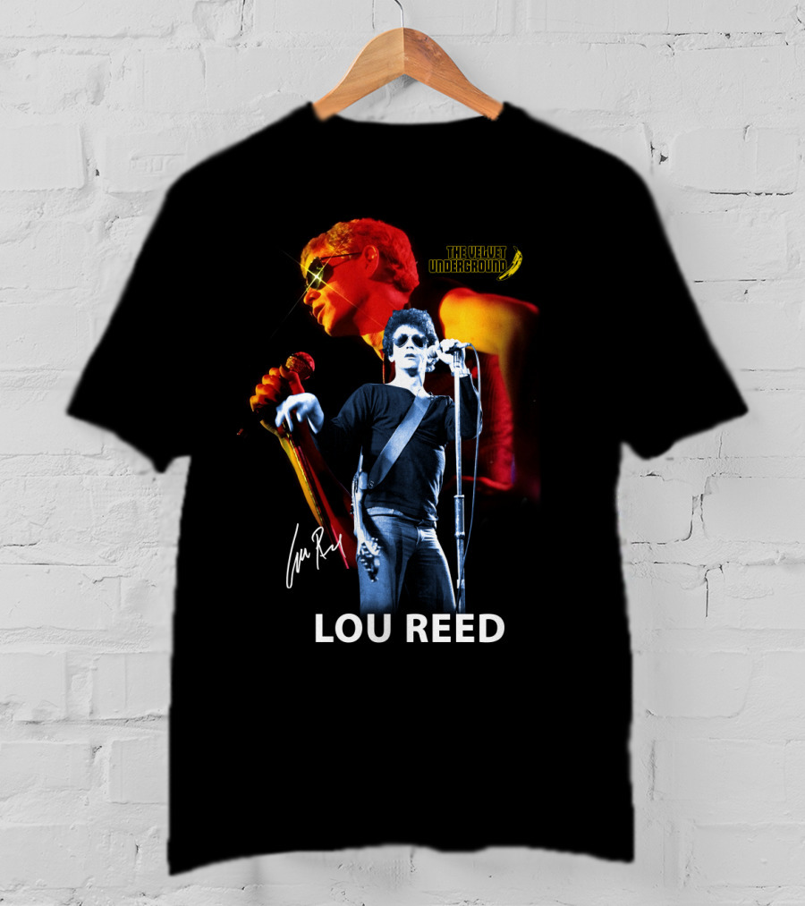 Lou Reed Velvet Underground Iconic Performance T-Shirt