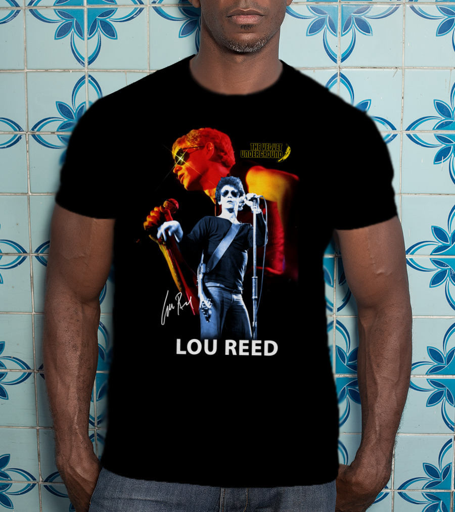 Lou Reed Velvet Underground Iconic Performance T-Shirt